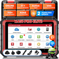 Herramienta de escaneo bidireccional LAUNCH X431 PRO Elite, sistema completo de codificación en línea ECU, herramienta de diagnóstico de escáner OBD2 con actualización de 2 años