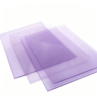 Plaque de polycarbonate lisse mate et transparente, panneau durable pour la construction de paysages urbains, panneau de toiture extérieur pour la lumière du jour
