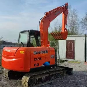 HITACHI ZX60รถขุดมือสองขนาด6ตันมือสองพร้อมส่วนประกอบหลักของเครื่องยนต์อีซูซุและปั๊ม - Product Image 1
