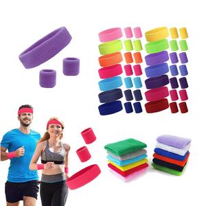 Fascia da polso assorbente per il sudore <span class=keywords><strong>Kit</strong></span> gradiente fascia da polso supporto per la fascia da polso per la ginnastica su misura - Product Image 1