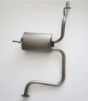 Silenciadores de Escape de Ajuste Directo de Fábrica, Silenciador de Escape Medio para Daewoo Matiz, para Chery QQ 308 311, Tubo de Escape