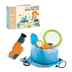 Nieuwe Kinderen Outdoor Explorer Kit Outdoor Avontuur Camping Speelgoed Kids Cargo Vest Muts Bug Catching Kit Adventure Speelgoed