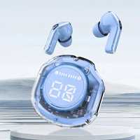 Ventes d'usine 2024 Mini écouteurs sans fil TWS Mode transparent Sport Jeux Mains libres Casque Écouteur