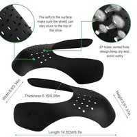 Protecteur de plis pour baskets, anti-plis, en PVC en forme de U, pour hommes et femmes