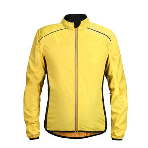 Veste de cyclisme coupe-vent personnalisée avec logo de marque, pour le Tour de France, sports de plein air, manches longues, maillot de cyclisme pour hommes avec poche - Product Image 3