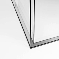 Panneau de cloison moderne préfabriqué en aluminium modulaire avec verre trempé de 10 mm, écologique et insonorisé, pour écoles, gymnases, ateliers