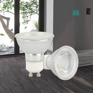 Ampoule LED GU10 à 3 niveaux de gradation, CRI élevé, 5W, sans scintillement, spot encastré avec corps en verre, alimentation AC LED-GU10 - Product Image 3
