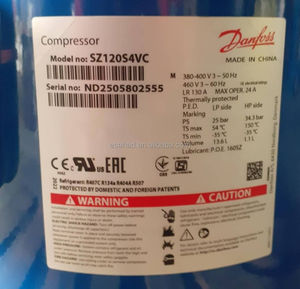 Compresor Scroll Danfoss de 8 HP, Modelos SZ120S4VC, SZ115S4QC, SZ120S9VC, SZ120S3VC, SZ120S4VC, SZ115S4QC - Product Image 5
