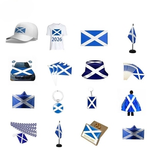 Oferta Especial: Artículos <span class=keywords><strong>de</strong></span> Aficionado con la Bandera <span class=keywords><strong>de</strong></span> Escocia: Poncho, Funda para Capó <span class=keywords><strong>de</strong></span> Coche, Guirnalda para Espejo Retrovisor, Llavero, Gafas, Bufanda, Gorro, Pulsera, Camiseta, Bolsa, Collar - Product Image 1