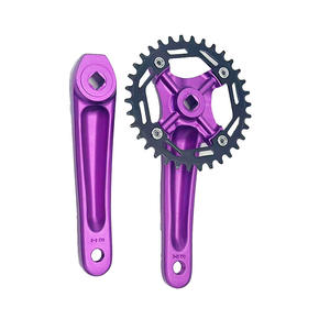 Juego de <span class=keywords><strong>Bielas</strong></span> para Bicicleta de Montaña XT, Cónico Cuadrado, 170 mm, Plato de 104 BCD con Dientes Desplazados, Kit de Conversión de Plato Único de 9/10/11 Velocidades - Product Image 2