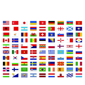 Bandera de Mapa del Mundo Estilo Gallardete de Tela de Poliéster de Doble Cara de 100 g/m², Impresión Digital Ajustable para Decoración de Jardín, Bar o Fiesta - Product Image 2