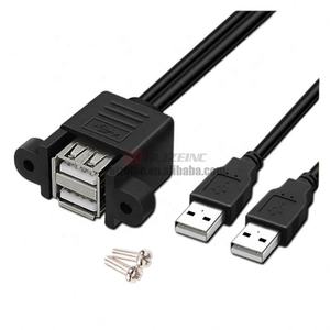 Verilere bölünmüş bir iki dişi kablo Usb kulak 1 vida delikleri ile sürükle <span class=keywords><strong>2</strong></span> sabit - Product Image 6