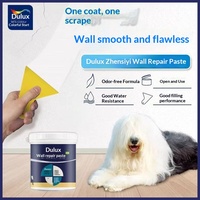 Dulux Mastic de réparation mural inodore, imperméable, séchage rapide, anti-humidité, anti-moisissure, blanc, usage domestique pour la rénovation, fabriqué en Chine continentale