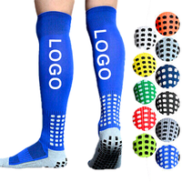 Chaussettes de football longues personnalisées avec logo Chaussettes de football professionnel Chaussettes de football antidérapantes