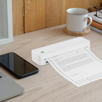 Imprimante thermique portable A41 pour impression de documents, contrats et stocks, 203 dpi, batterie 1800 mAh
