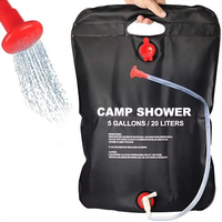 20L bain en plein air Camping randonnée barbecue énergie chauffé Portable douche sac solaire sac à eau