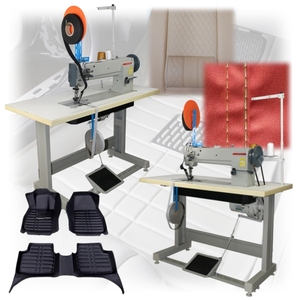 Leather Sewing Machine Industrial Bag Sewing Machine Double Needle Sewing Machine for Leather Factory <b>Production</b> - Product Image 1