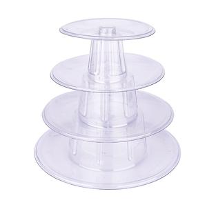 マカロンタワー ディスプレイスタンド 4段 PET/PVC製 樹脂製ブリスターケース - Product Image 5