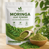 Poudre de feuilles de Moringa de qualité alimentaire supérieure, poudre végétale multi-usages, adaptée à la production de marques alimentaires