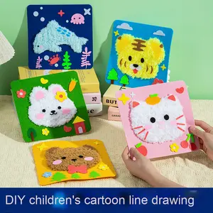 Diversión del Día de los niños, producto de <span class=keywords><strong>costura</strong></span> DIY, regalos pequeños, <span class=keywords><strong>Kit</strong></span> de juguetes de <span class=keywords><strong>costura</strong></span> de tela no tejida, 1mm de espesor para jardín de infantes - Product Image 5