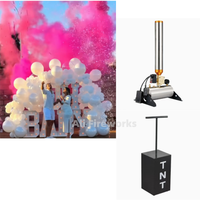 Canon à confettis électrique télécommandé pour révélation du sexe, avec poudre colorée et papier coloré