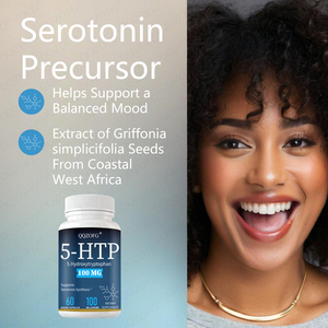 Capsule 5-HTP à bas prix pour soutenir la synthèse de la sérotonine, favoriser une humeur équilibrée, une pensée positive et un sommeil sain pour les hommes et les femmes - Product Image 4