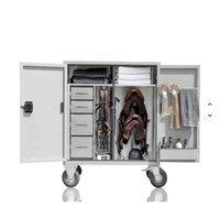 Boîte à selle de cheval en acier durable et personnalisée, armoire de rangement portable pour équipement d'écurie
