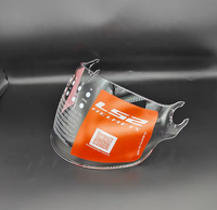 Visière de remplacement et lentille de protection solaire supplémentaire pour casque ouvert LS2 OF562, modèle Airflow Sphere Lux