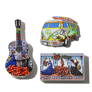 แม่เหล็กติดตู้เย็นของที่ระลึกจากสเปนแม่เหล็กติดตู้เย็นแม่เหล็กติดตู้เย็น3D ของที่ระลึกจากนักเต้นสเปนออกแบบได้ตามต้องการ - Product Image 3