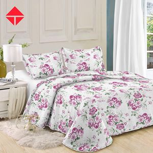 Siêu Âm In BEDSPREAD 3 Cái <span class=keywords><strong>SET</strong></span> Tùy Chỉnh Màu Sắc Chần Giường Lây Lan Siêu Âm Bedspread Tấm Giường Quilt - Product Image 1