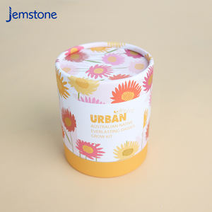 100% papel de cartón kraft de diseño libre biodegradable reciclado puede tubo de embalaje de papel de regalo - Product Image 4