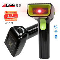 Lecteur de codes-barres 2D sans fil robuste W33, lecteur QR 2.4G avec base, scanner portable industriel pour la logistique et l'entrepôt