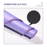 Tapis de souris en caoutchouc personnalisé pour joueur d'eSport rose avec repose-poignet, taille XXL pour le jeu, le bureau et la maison
