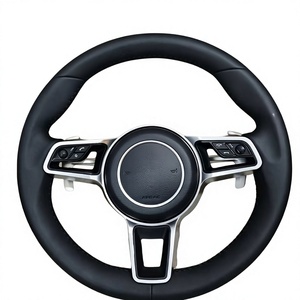 พวงมาลัยคาร์บอนไฟเบอร์แบบกำหนดเองสำหรับ Porsche Cayenne Macan Panamera 911 2017-2019 หุ้มหนัง เข้ารูปพอดีสำหรับ Macan 2017-2019 - Product Image 6