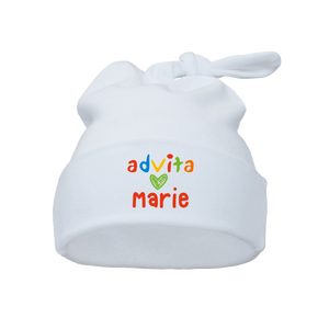 Cappellino per neonati personalizzato con logo + nome del bambino stampato - Product Image 1