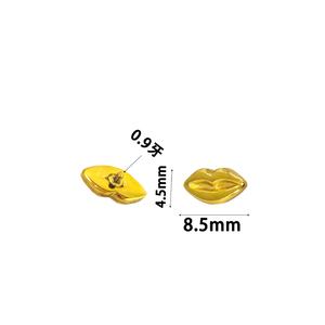 Pendientes de labio roscados de aleación de titanio F136 electrochapados al por mayor, nuevos, de lujo ligero, piercing para cartílago, nariz, oreja, unisex - Product Image 3