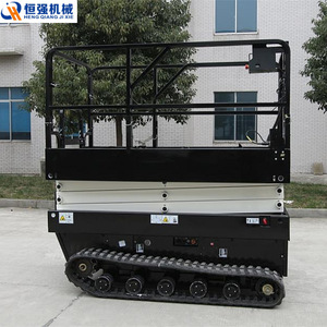 Plataforma Elevadora de Tijera Autopropulsada Tipo Tanque Heng Qiang Ji Xie HQZXT 6, Plataforma de Trabajo Aérea Montada sobre Orugas de Aleación de Aluminio - Product Image 2