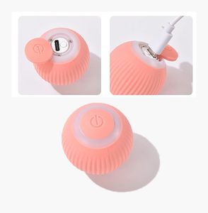 ของเล่นแมวแบบลูกบอลซิลิโคนไฟฟ้าแบบเรียบง่าย ขายส่ง ชาร์จ USB อัตโนมัติ แบบอินเทอร์แอคทีฟ - Product Image 2