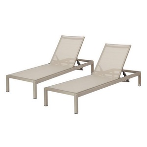 Nouveau modèle moderne de chaise longue de jardin en métal imperméable pour hôtel, île de loisirs, station balnéaire – Excellent rapport qualité-prix - Product Image 3