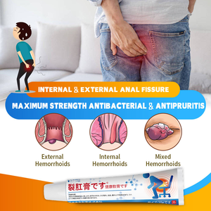 مرهم البواسير للشقوق الشرجية الداخلية والخارجية، كريم أعشاب صيني مسكن للألم 20 جرام - Product Image 2