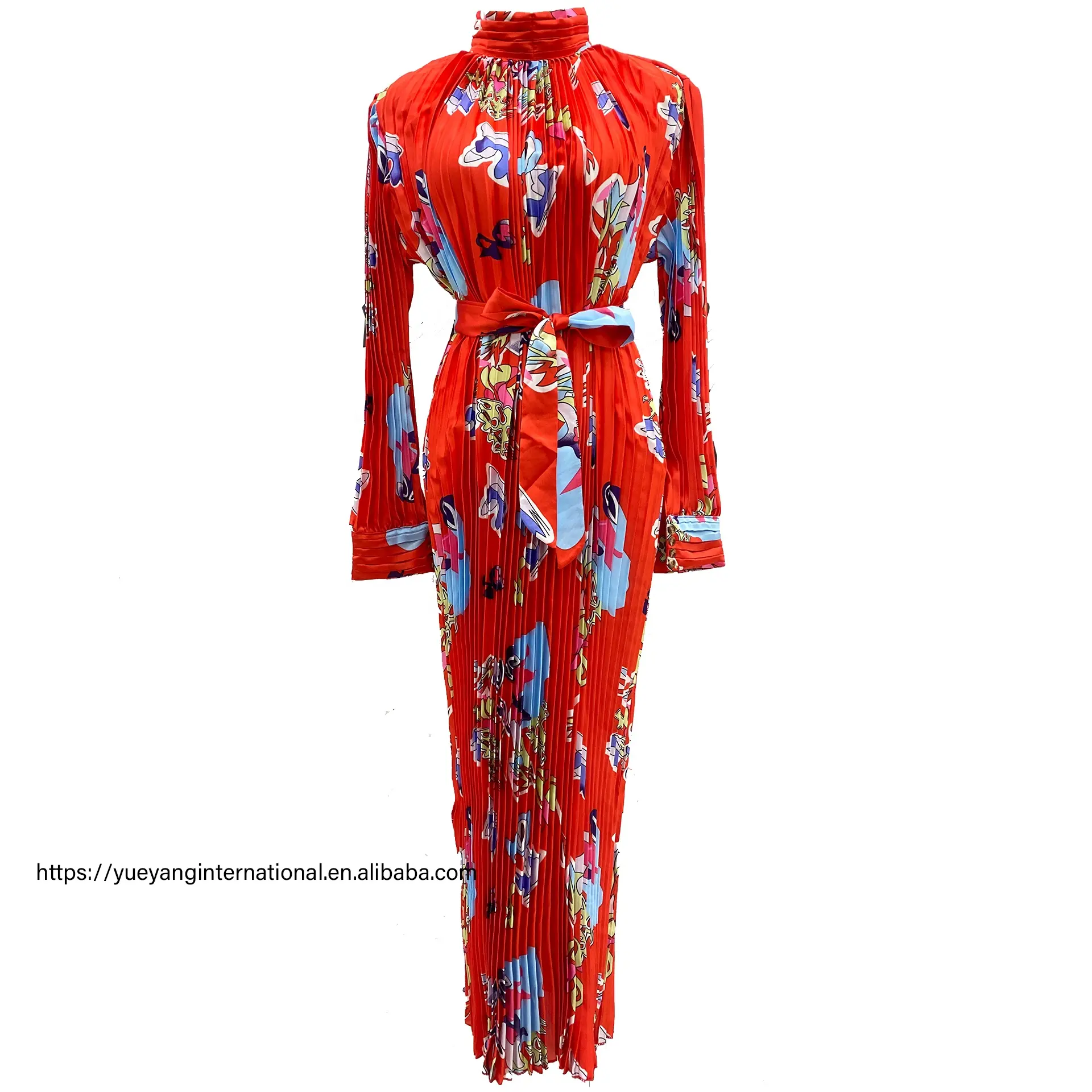 Весенне-осеннее дизайнерское красно-синее контрастное модное Повседневное платье в стиле пэчворк