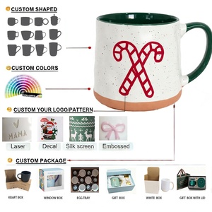 Taza de Cerámica Moderna con Diseño de Copos de Nieve Navideños para Chocolate Caliente y Leche con Huevo, Pedidos al por Mayor, Regalos Corporativos de Temporada - Product Image 5