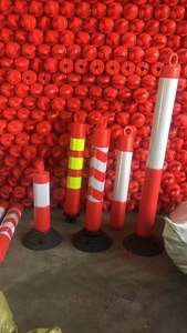 Postes de Seguridad con Base Separada, Bolardos Flexibles, Portátiles, Removibles, Económicos, Delineadores de Tráfico - Product Image 6