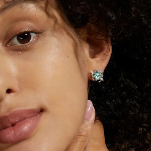 Orecchini a Perno con Muschio Verde per Donne, Stile Naturale, Accessori per Orecchie da Indossare Quotidianamente - Product Image 6
