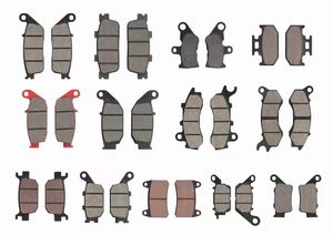 Plaquettes de frein universelles pour vélo électrique, plaquettes de frein à disque semi-métalliques sans amiante pour moto, plaquettes de frein à double pompe CBX125 - Product Image 6