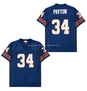 Meilleure qualité # 34 Walter <span class=keywords><strong>Payton</strong></span> # 54 Brian Urlacher # 9 Jim McMahon # Maillot de football américain rétro de Gale Sayers n° 40 - Product Image 3