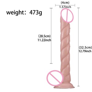 Long Spiral Simulation Penis für den Außenhandel, europäische und amerikanische Frauen Mastur bator, Adult Sex Toy - Product Image 2