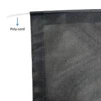 Auvent pare-soleil pour caravane RV, maille noire, écran de confidentialité pour camping-car, pare-soleil à roulettes sur le côté