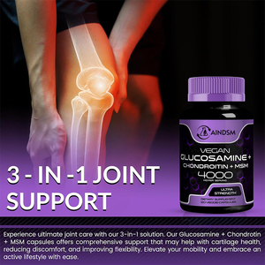 Gomitas Personalizables de Cúrcuma, Glucosamina, Condroitina y MSM para la Salud de las Articulaciones y Soporte de Rodilla, con Todas las Vitaminas, Exento para Mujeres Embarazadas - Product Image 6