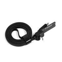 Cable de Carga Rápida USB-C de 60W con Diseño Creativo y Moderno 2026, Cable Multi-Cargador con Soporte Plegable Integrado para Teléfono, Ideal para Regalos